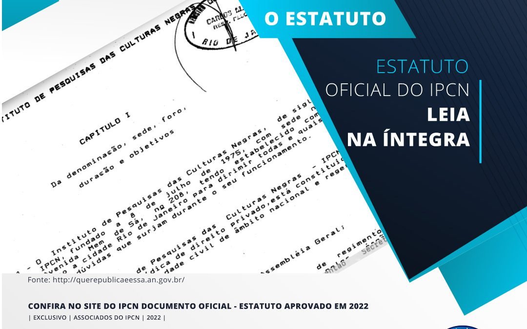 Estatuto Oficial – IPCN (Atualizado e Aprovado em 2022)