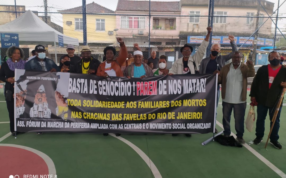 IPCN presente em manifestação na Vila Cruzeiro